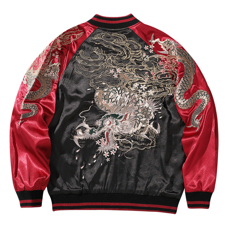 Fashion Embroidered Jacket Coat For Men And Women