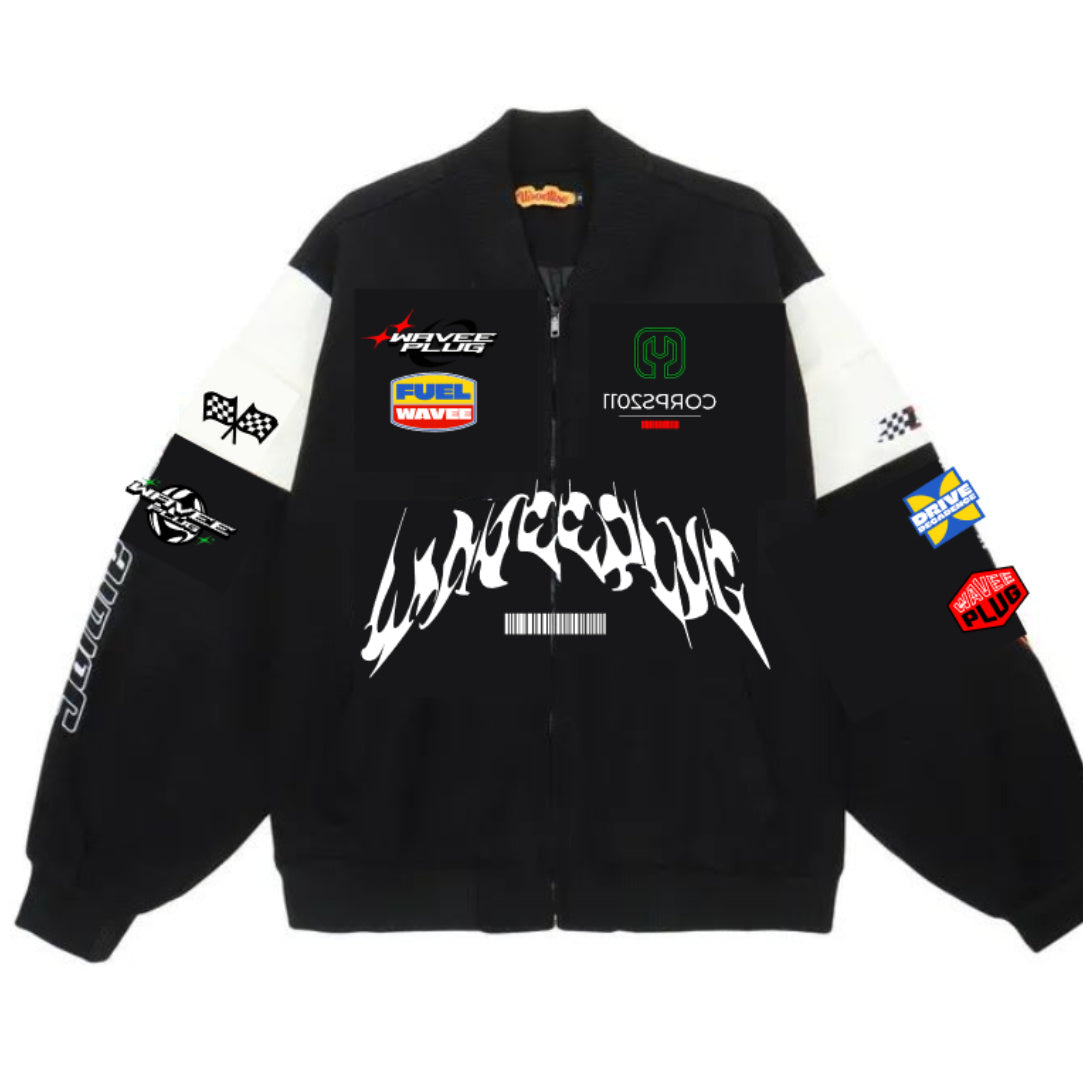 American Street Motorcycle Embroidery Jacket