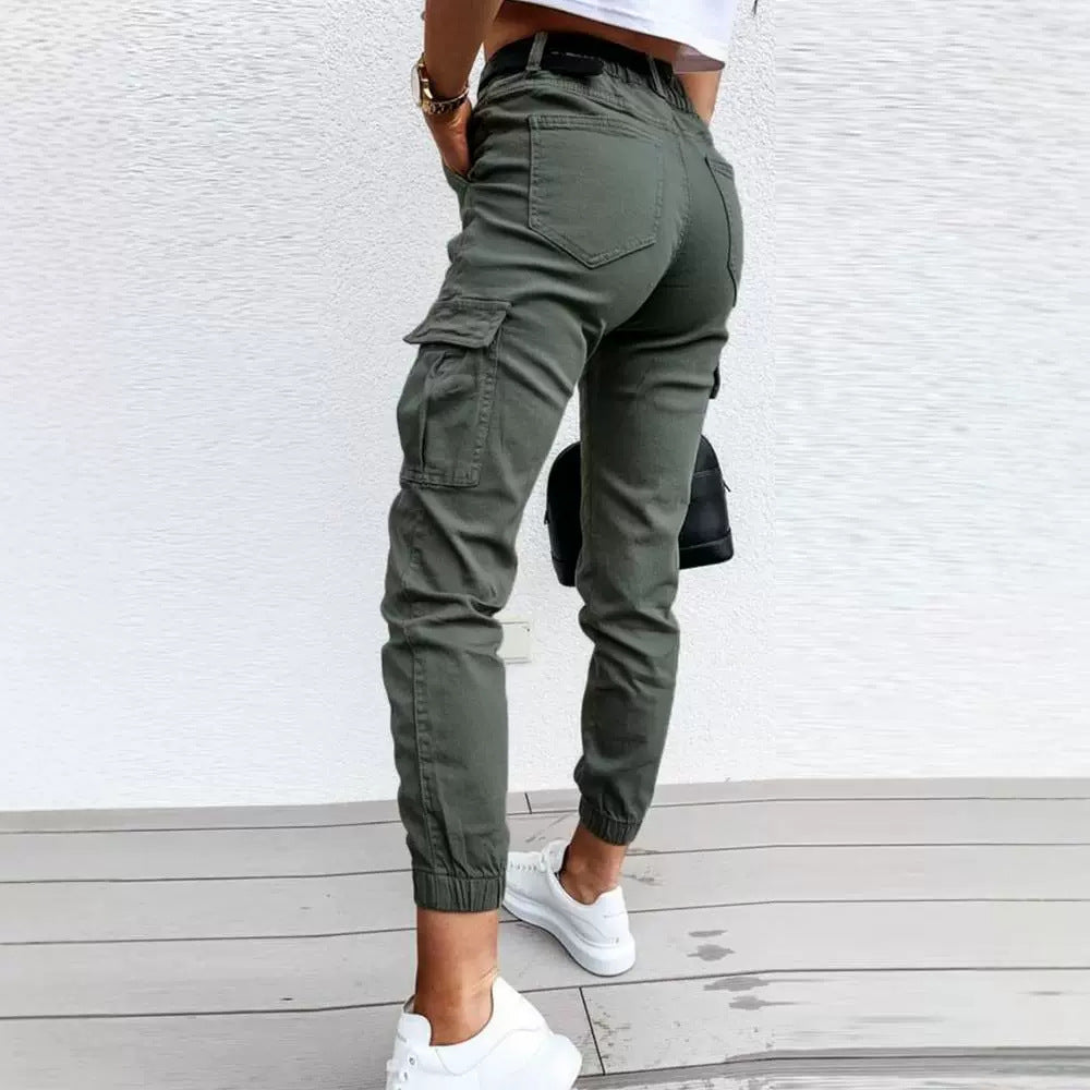 Women's Tappered Work Clothes Trousers